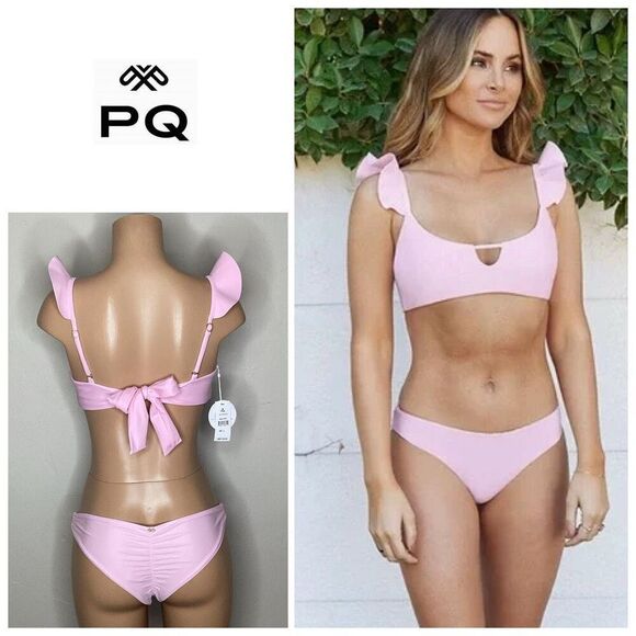 New. PQ pink bikini. L-top/M-bottom